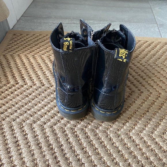 Dr Martens 1460 Pascal Boot Zip Front Patent Lamper Noir - Picture 2 of 3